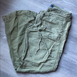 Linen army pants